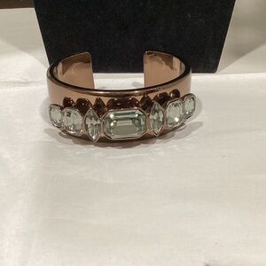 Givenchy Rose Gold Bracelet with Crystal Embellishments